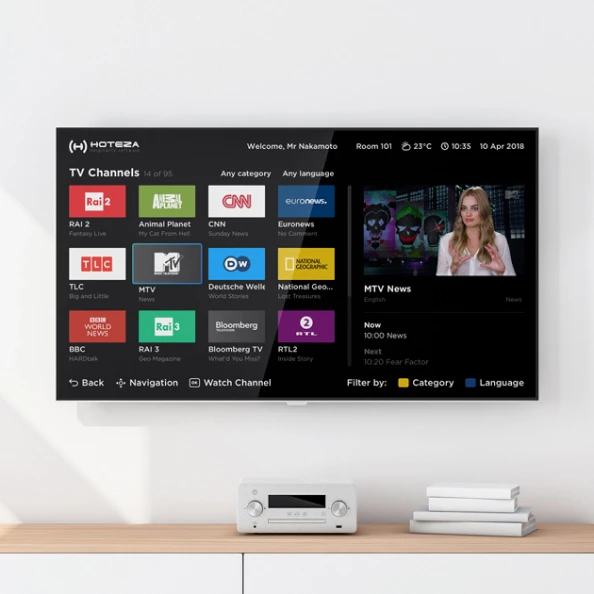 hotel tv